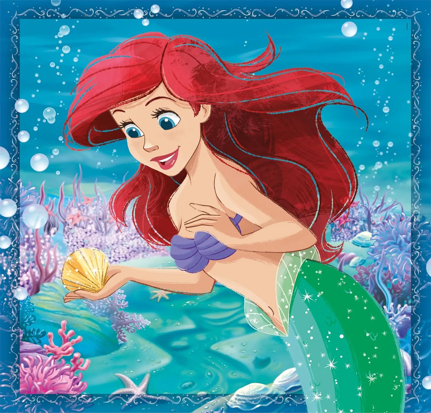 Clementoni Disney Princesses Supercolor Princess 3x48-Piece Jigsaw Puzzles (25304)