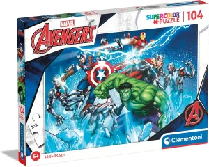 Clementoni Marvel Avengers Puzzle 104-Piece Jigsaw Puzzle (25744)