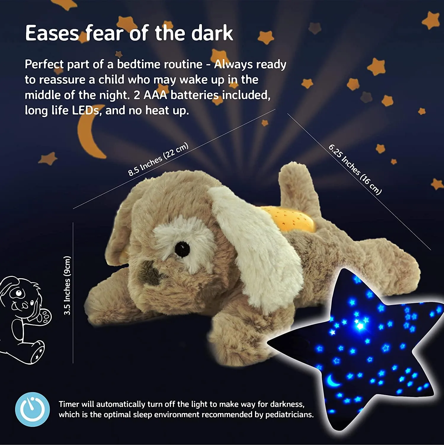 Cloud b Dream Buddies - Patch The Puppy Night Light