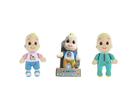 Cocomelon Eco Plush Jj With Melon T-Shirt