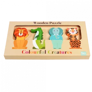 Colourful Creatures Wooden Puzzle