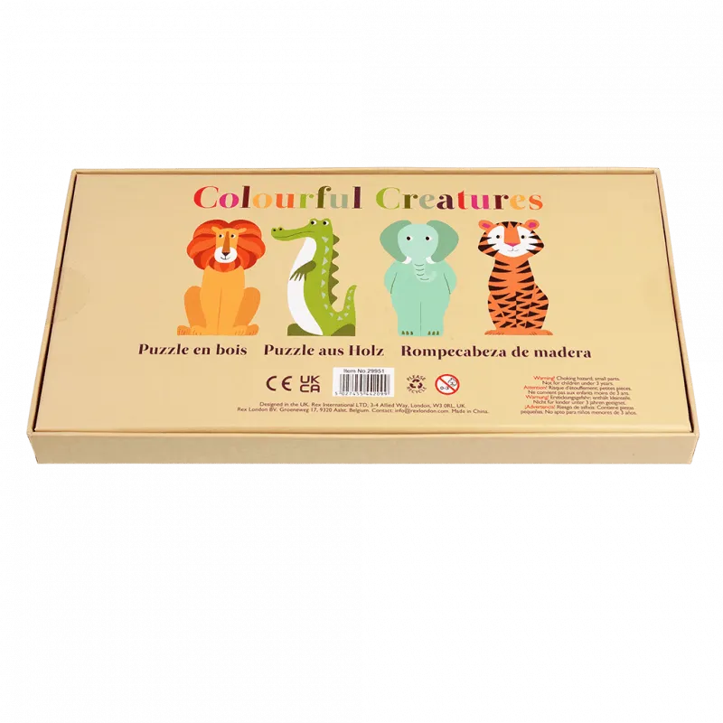 Colourful Creatures
 Wooden Puzzle