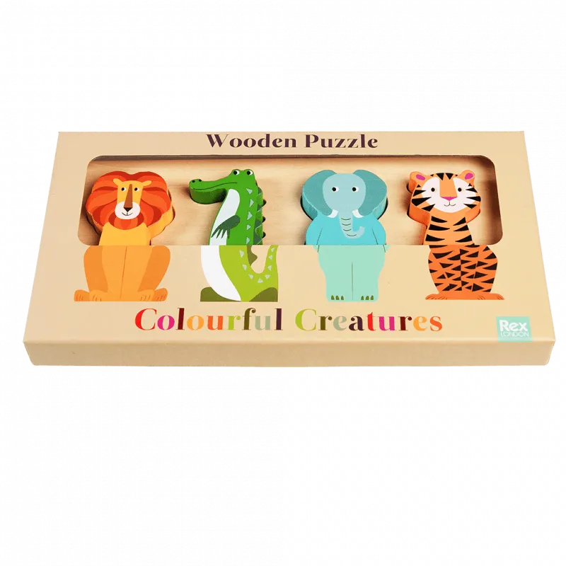 Colourful Creatures
 Wooden Puzzle