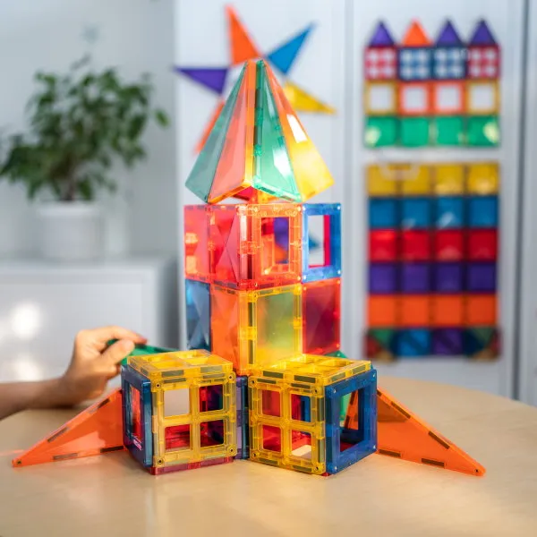 Connetix Tiles | 102 Piece Rainbow Creative Pack