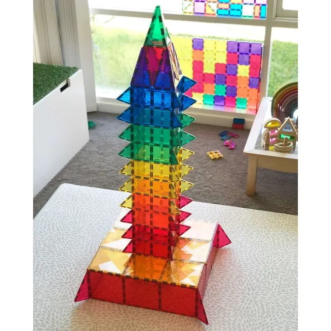 Connetix Tiles | 102 Piece Rainbow Creative Pack