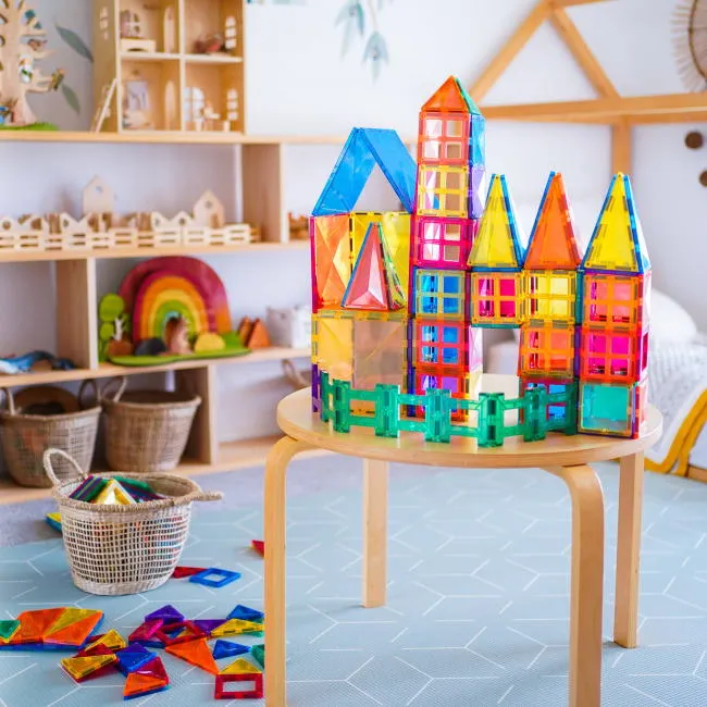 Connetix Tiles | 102 Piece Rainbow Creative Pack