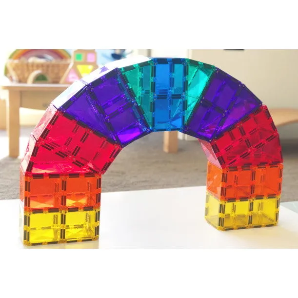 Connetix Tiles | 102 Piece Rainbow Creative Pack