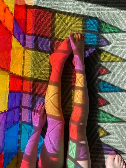 Connetix Tiles | 102 Piece Rainbow Creative Pack
