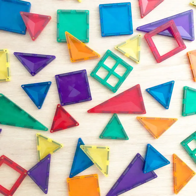 Connetix Tiles | 102 Piece Rainbow Creative Pack