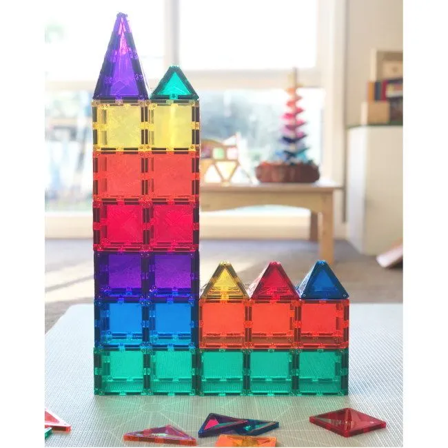 Connetix Tiles | 102 Piece Rainbow Creative Pack
