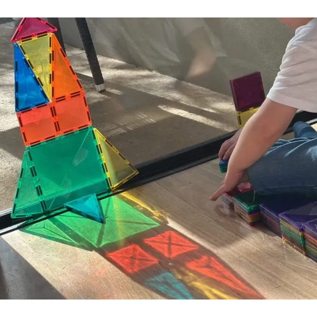 Connetix Tiles | 102 Piece Rainbow Creative Pack