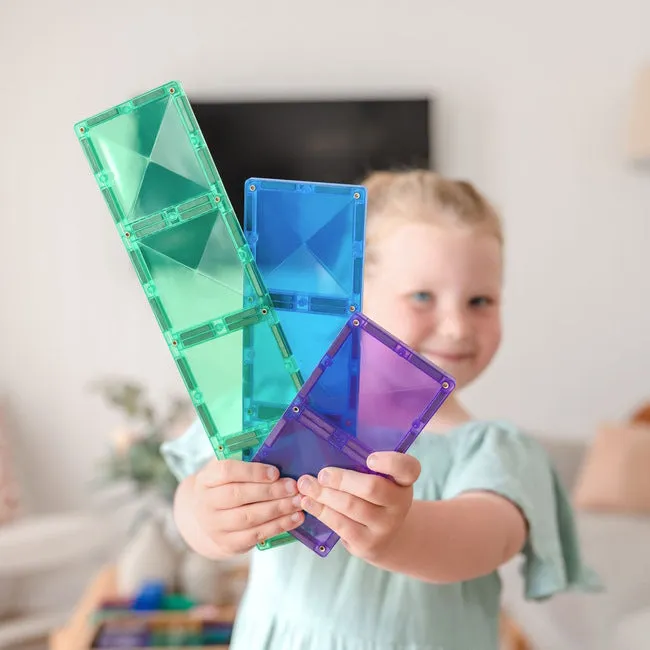 Connetix Tiles | 18 Piece Rainbow Rectangle Pack DAMAGED PACKAGING