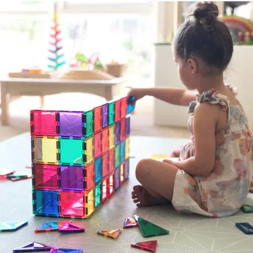 Connetix Tiles | 60 Piece Rainbow Starter Set