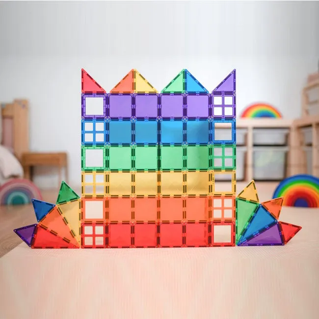 Connetix Tiles | 60 Piece Rainbow Starter Set