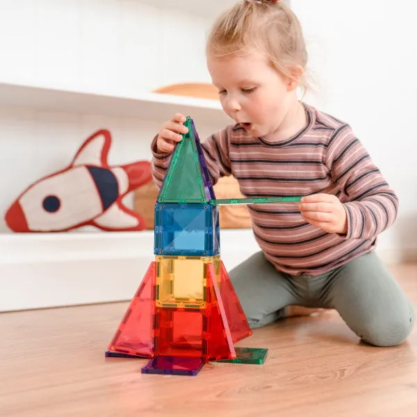 Connetix Tiles | 60 Piece Rainbow Starter Set