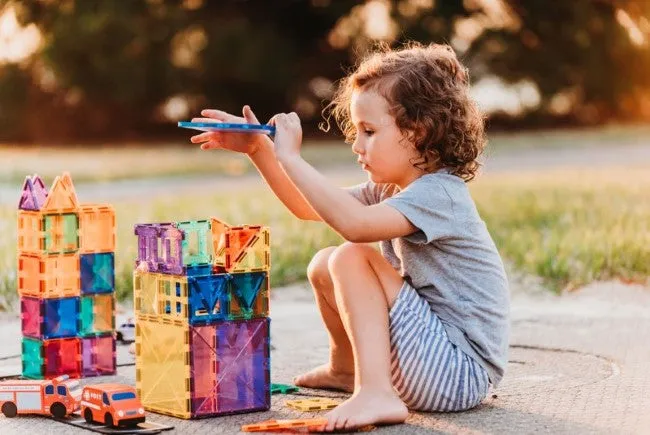 Connetix Tiles | 60 Piece Rainbow Starter Set