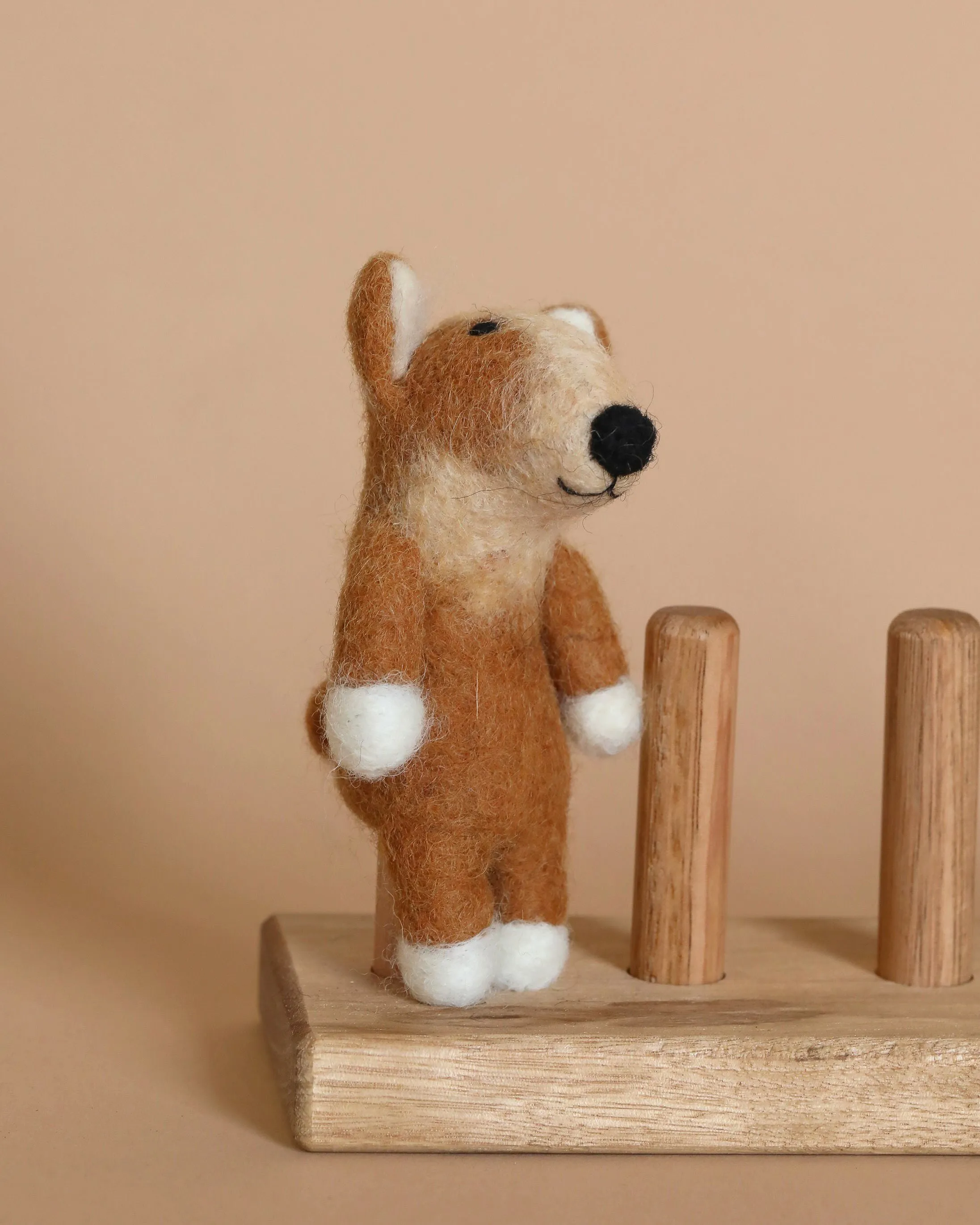 Corgi Dog Finger Puppet Odin Parker