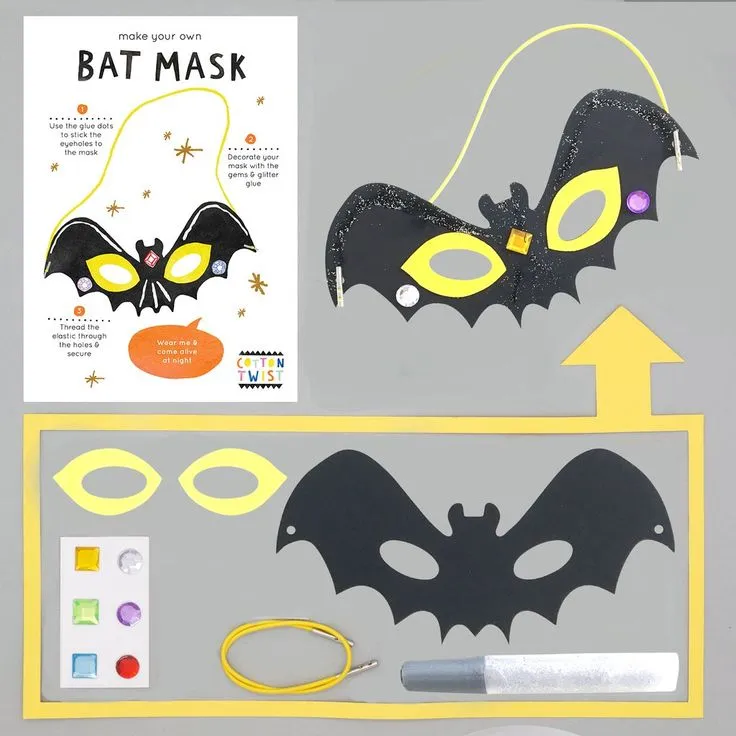 Cotton Twist: Bat Mask