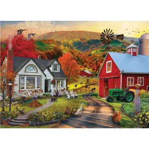 Country Farm 1000 Piece Jigsaw Puzzle Bits and Pieces