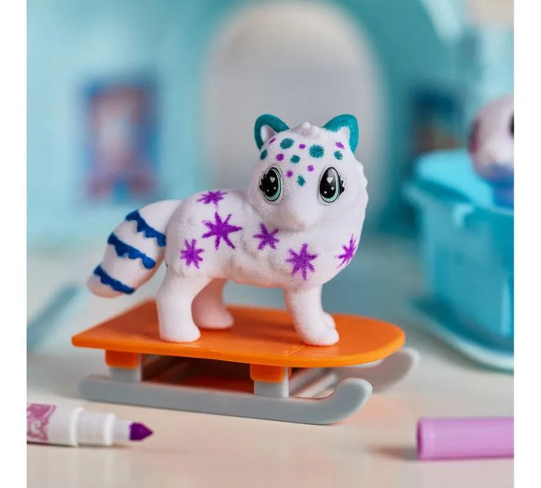 CRAYOLA Scribble Scrubbie Pets Arctic Igloo Carry Case Playset