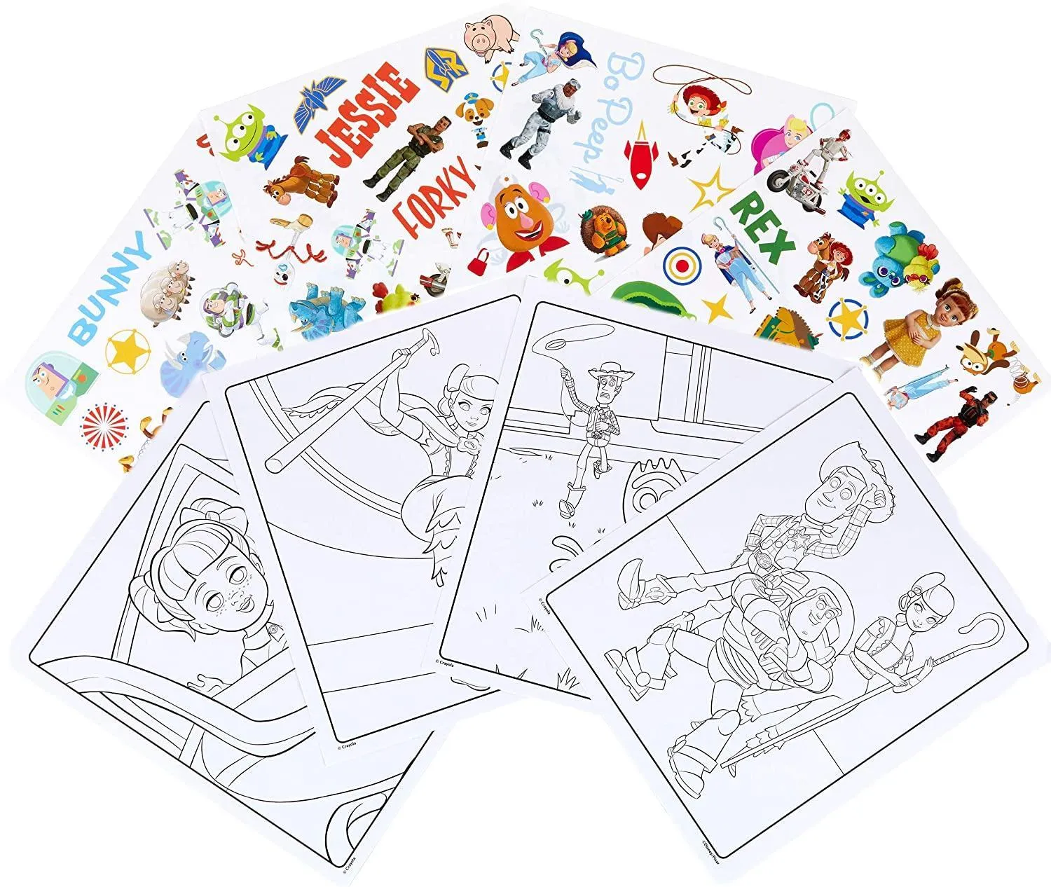 CRAYOLA Toy Story 4 Colour and Sticker Book