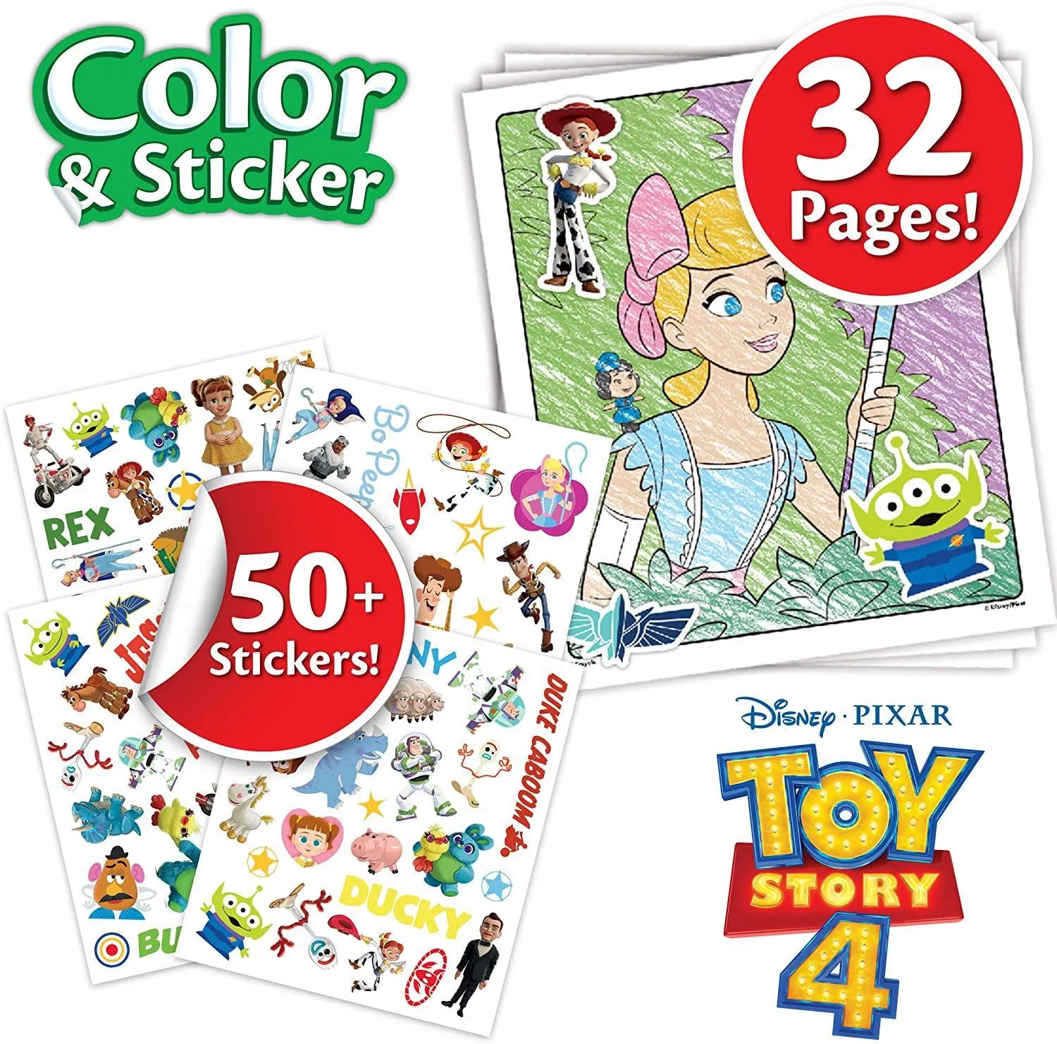 CRAYOLA Toy Story 4 Colour and Sticker Book