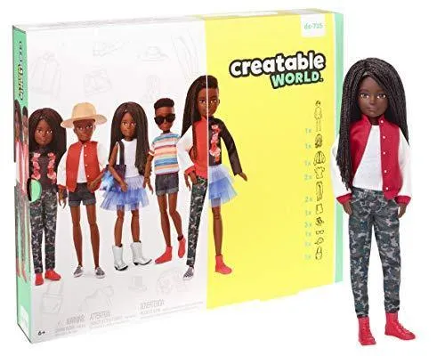 CREATABLE WORLD GGG55 Deluxe Character Kit Customisable Doll