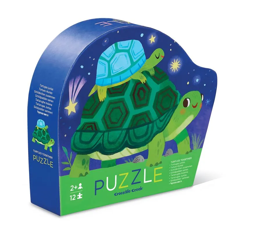 Croc Creek 12Piece Mini Puzzle Turtles Together