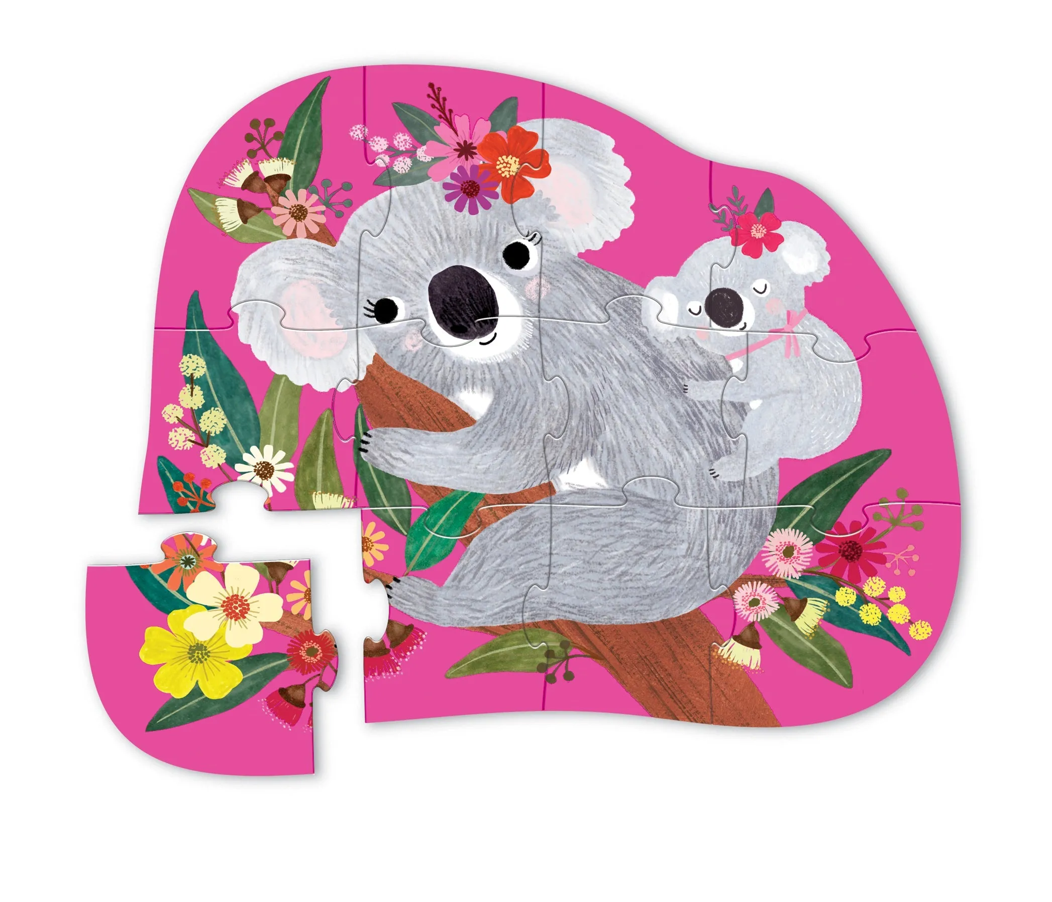 Crocodile Creek 12 Piece Mini Puzzle Koala Cuddle