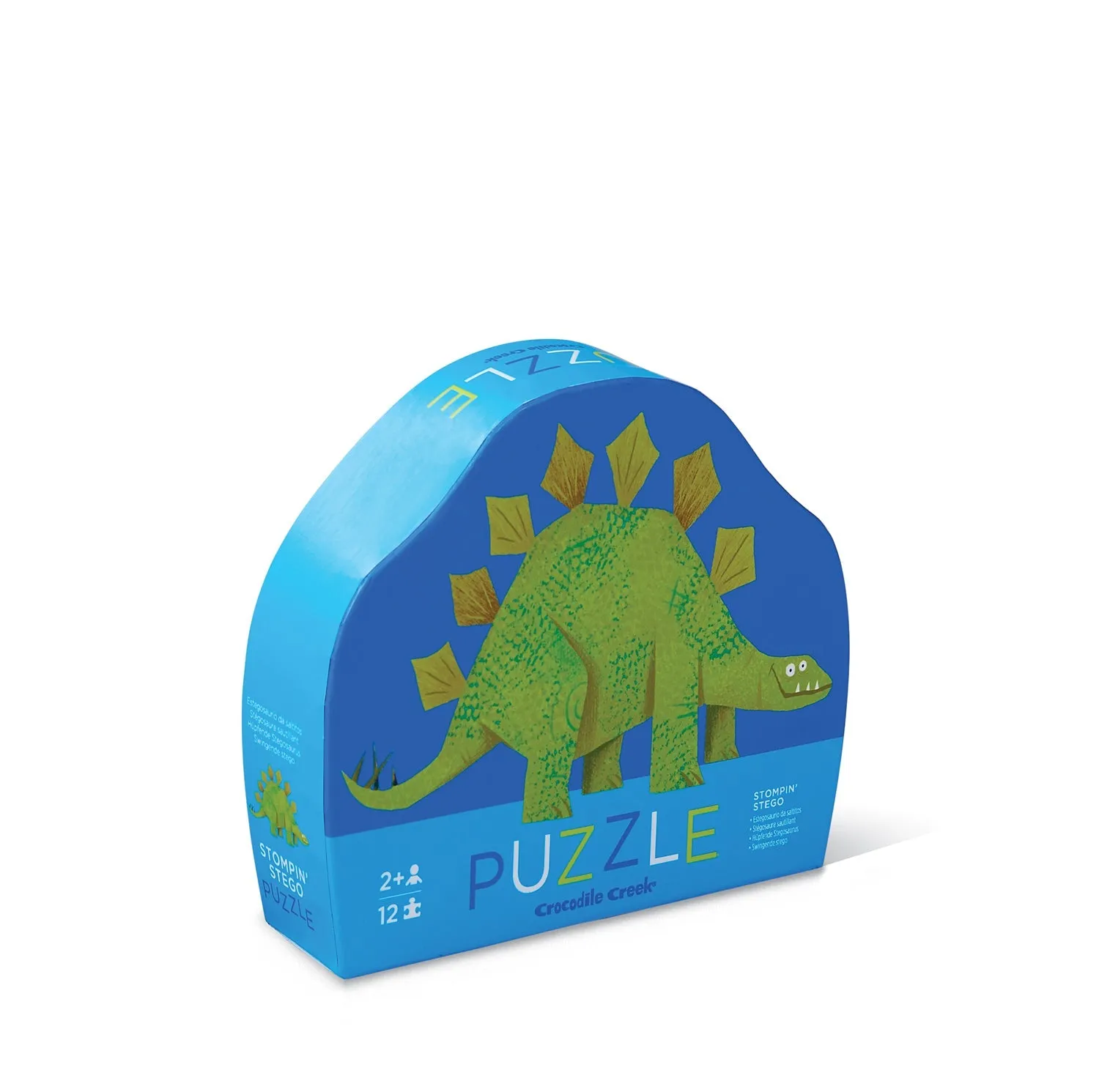 Crocodile Creek 12 Piece Mini Puzzle Stegosaurus