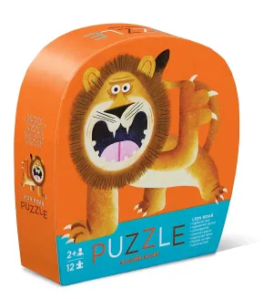 Crocodile Creek 12 Piece Mini Shaped Puzzle Lion Roar