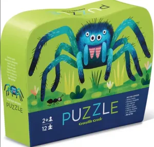 Crocodile Creek 12 Piece Mini Shaped Puzzle Mister Spider