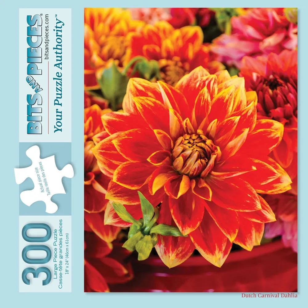 Dahlia Jigsaw Puzzle Bits and Pieces
