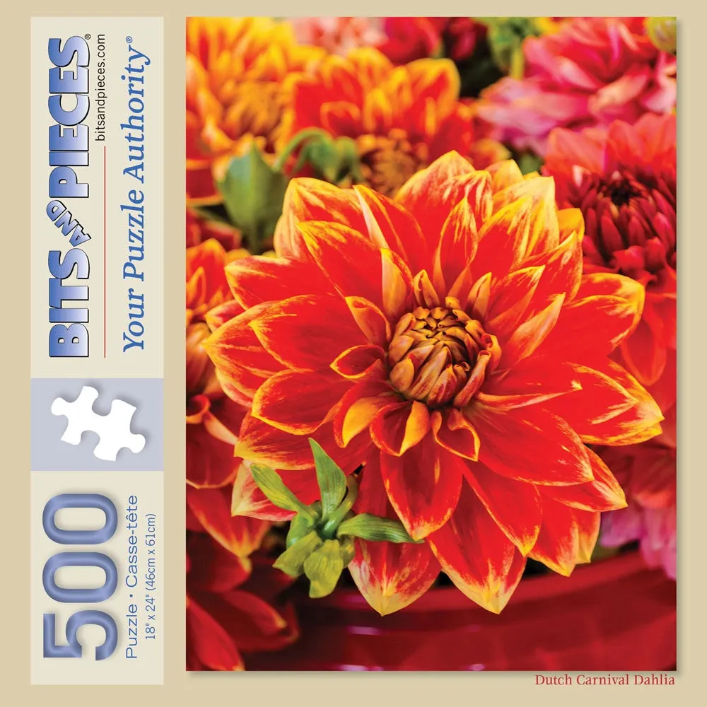 Dahlia Jigsaw Puzzle Bits and Pieces