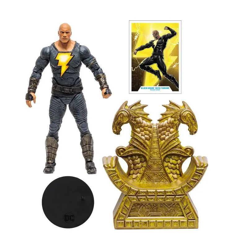 DC Comics Black Adam Movie Black Adam With Throne Figure by McFarlane Toys