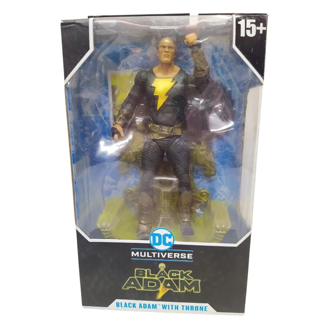 DC Comics Black Adam Movie Black Adam With Throne Figure by McFarlane Toys
