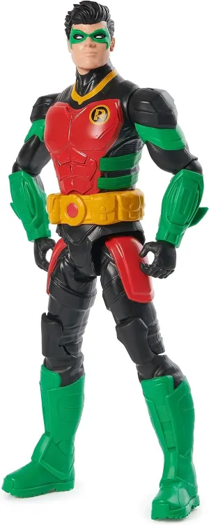DC Comics, Robin Action Figure, 30cm, Kids’ Toys for Boys and Girls, Ages 3 