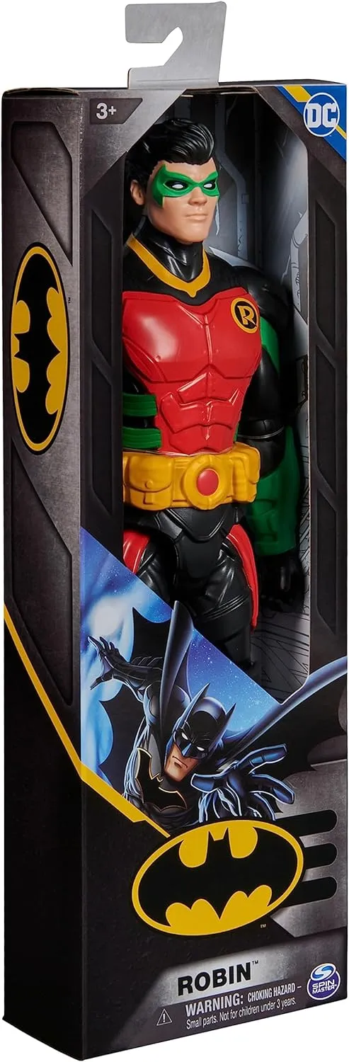 DC Comics, Robin Action Figure, 30cm, Kids’ Toys for Boys and Girls, Ages 3 