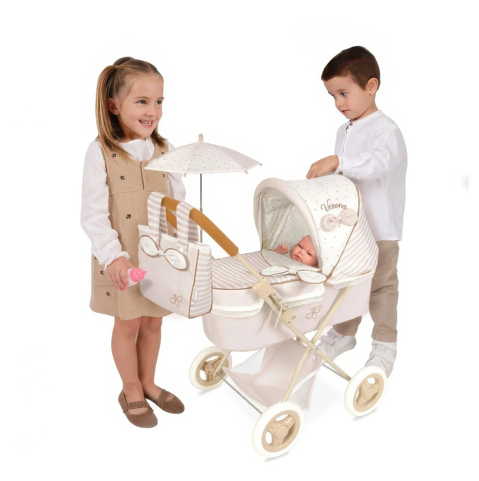 De Cuevas Verona Collection Folding Dolls Stroller