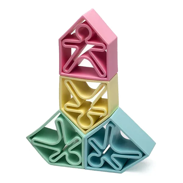 Dena 6 Kids   6 Houses Pastel - 12pcs