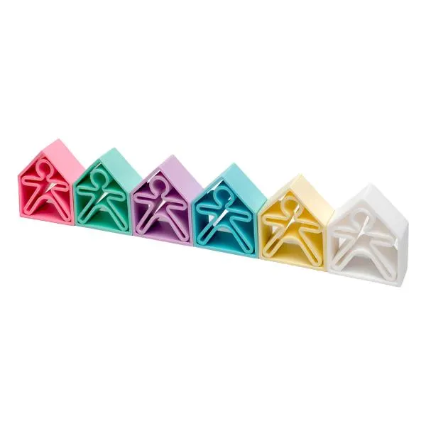 Dena 6 Kids   6 Houses Pastel - 12pcs