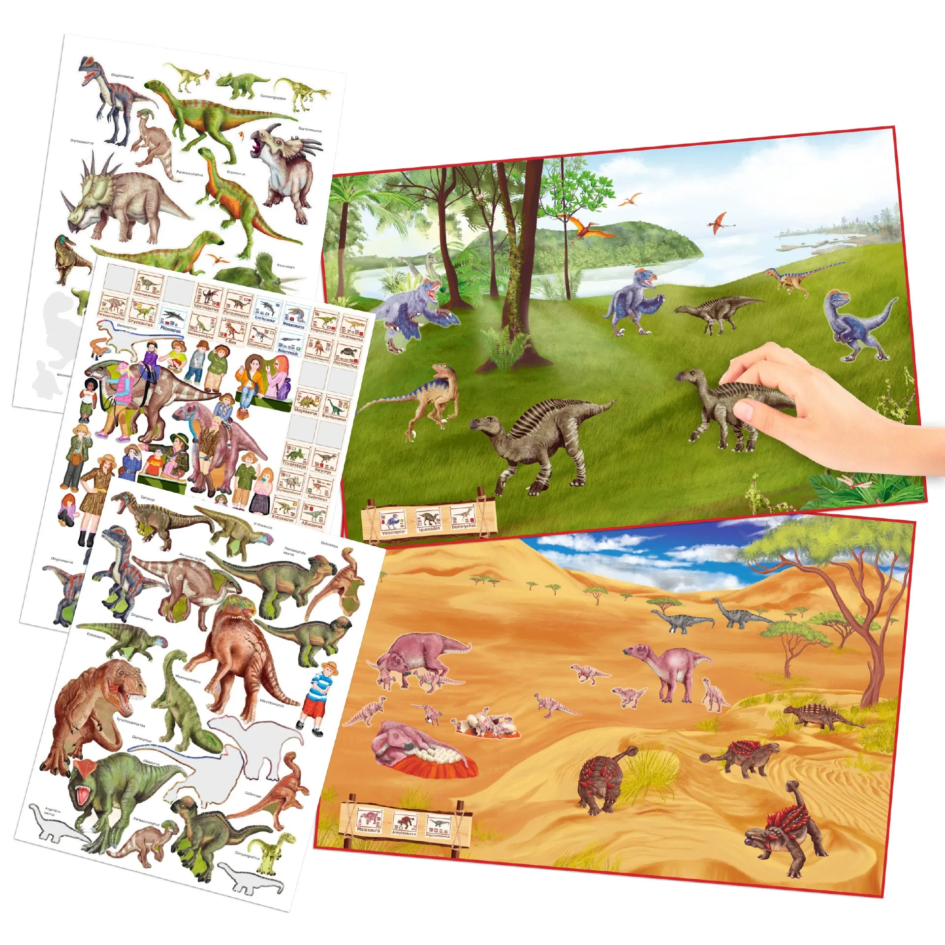 Depesche Create Your Dino Zoo Sticker Book