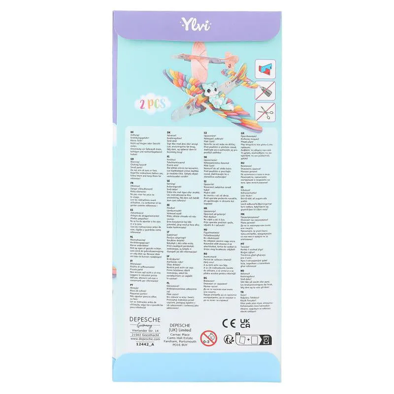 Depesche Ylvi Build Your Unicorn Glider (1pc)