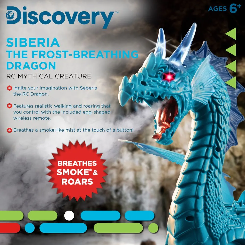Discovery Remote Control Mythical Creature Siberia The Frost-Breathing Dragon