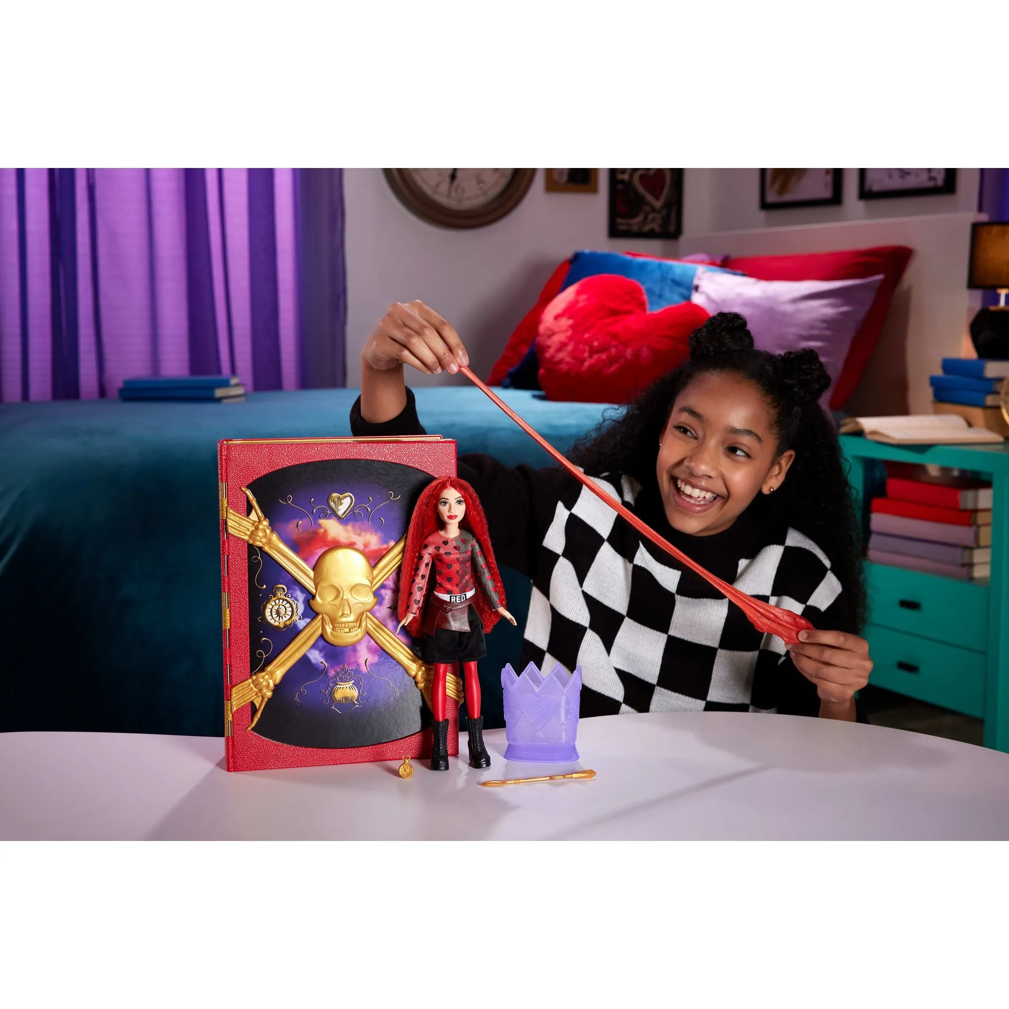 Disney Descendants: The Sorcerer's Cookbook with Red Doll