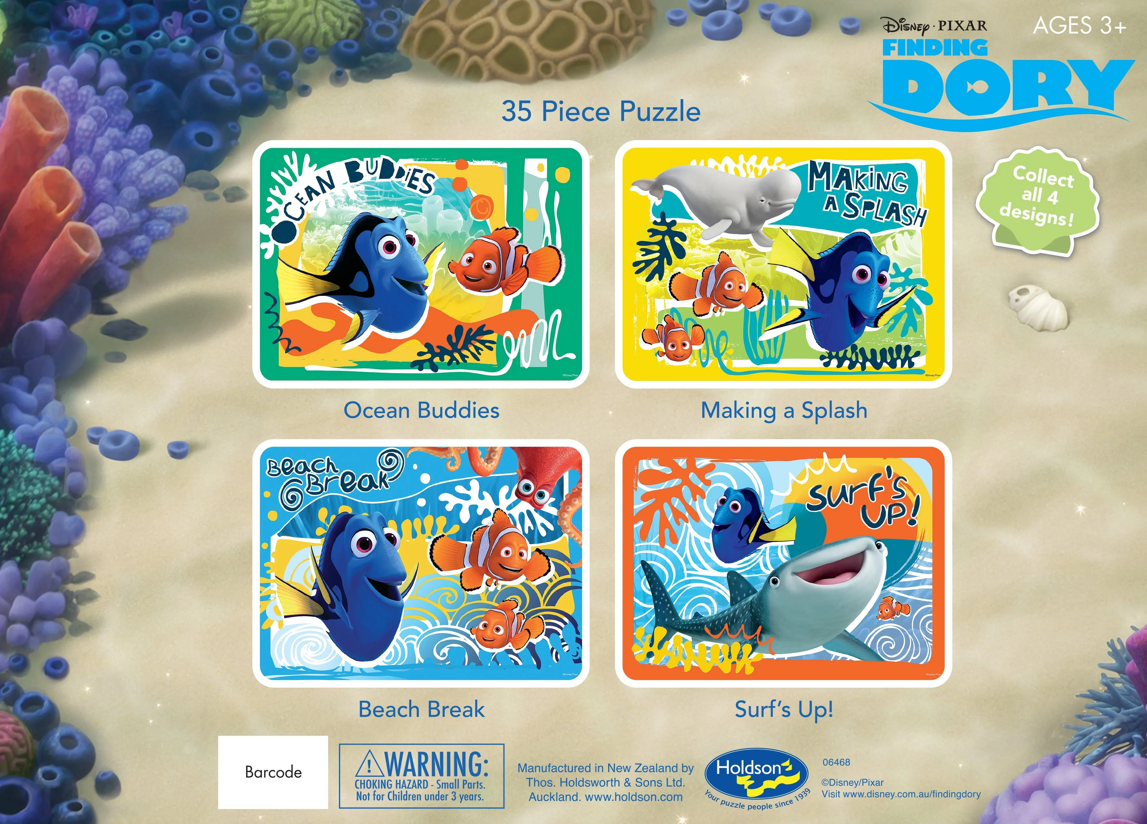 Disney Finding Dory 35 Piece Frame Tray Puzzle Assorted Styles