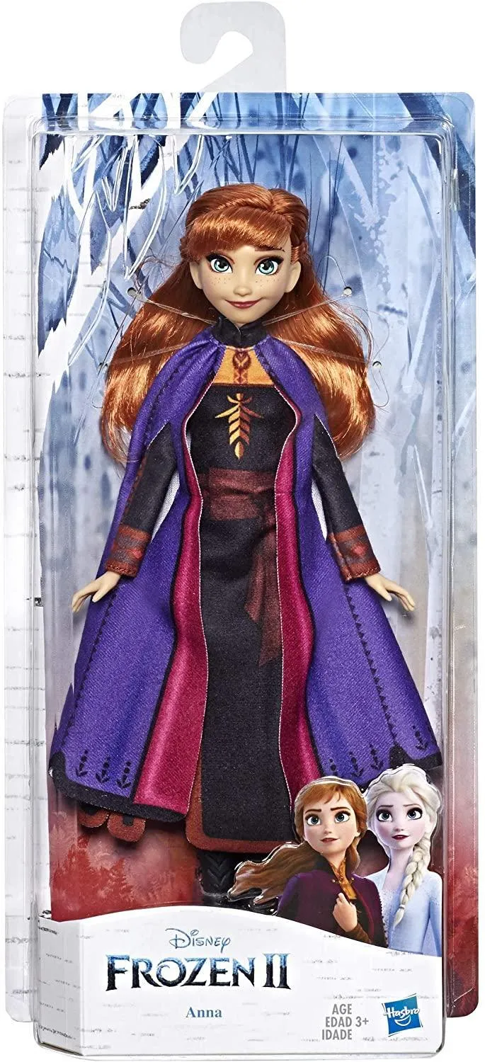 Disney Frozen 2 Anna Fashion Doll With Long Red Hair and Outfit