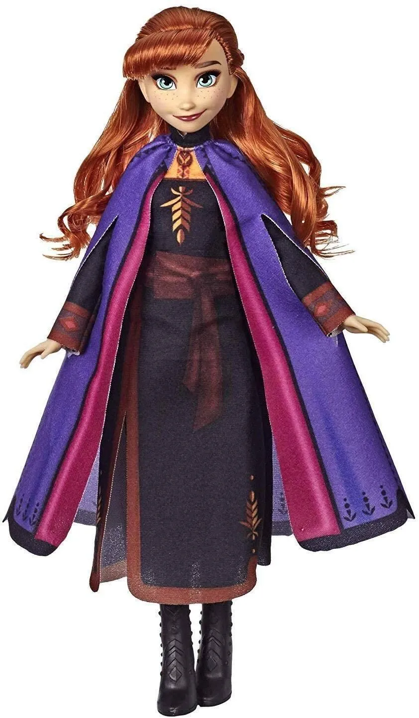 Disney Frozen 2 Anna Fashion Doll With Long Red Hair and Outfit
