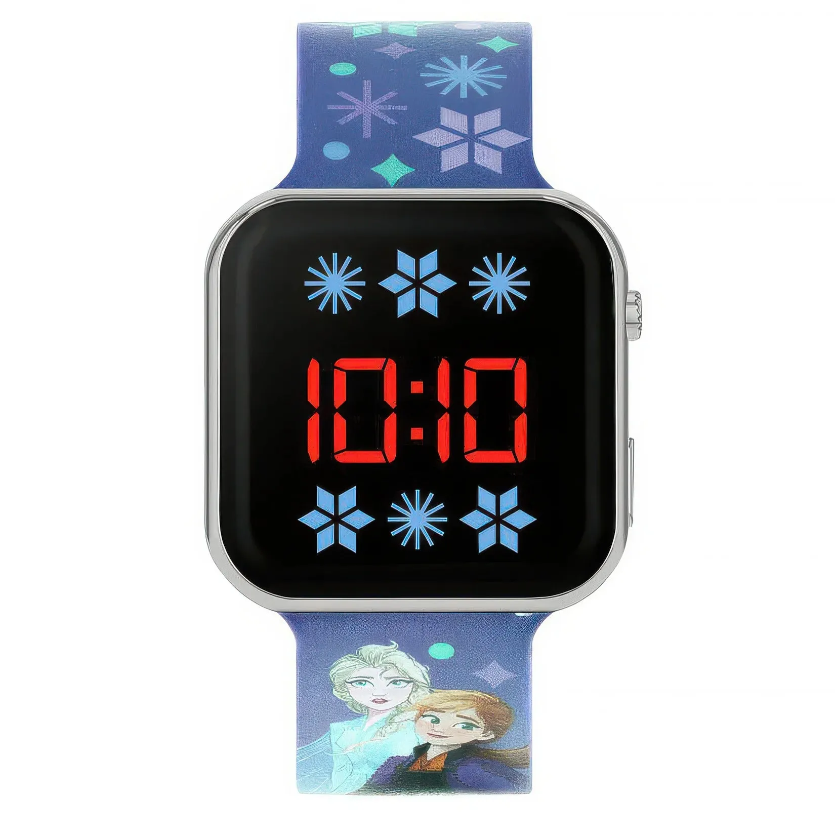 Disney Frozen Kid's Digital LED Purple Silicone Strap Watch