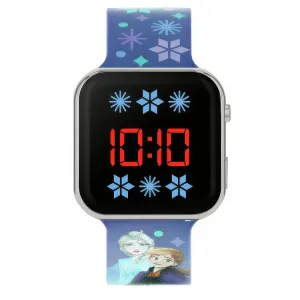 Disney Frozen Kid's Digital LED Purple Silicone Strap Watch